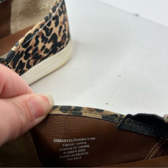 Steve Madden cheetah leopard print slip on shoes 9.5 - Picture 10 of 11